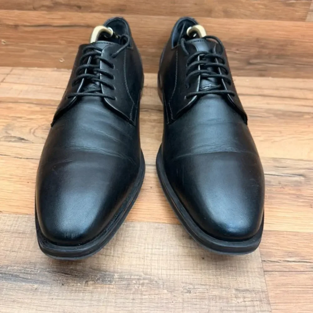 Cole Haan Grand OS Mens Black Leather Dress Shoes Size 11M C25810 SB2